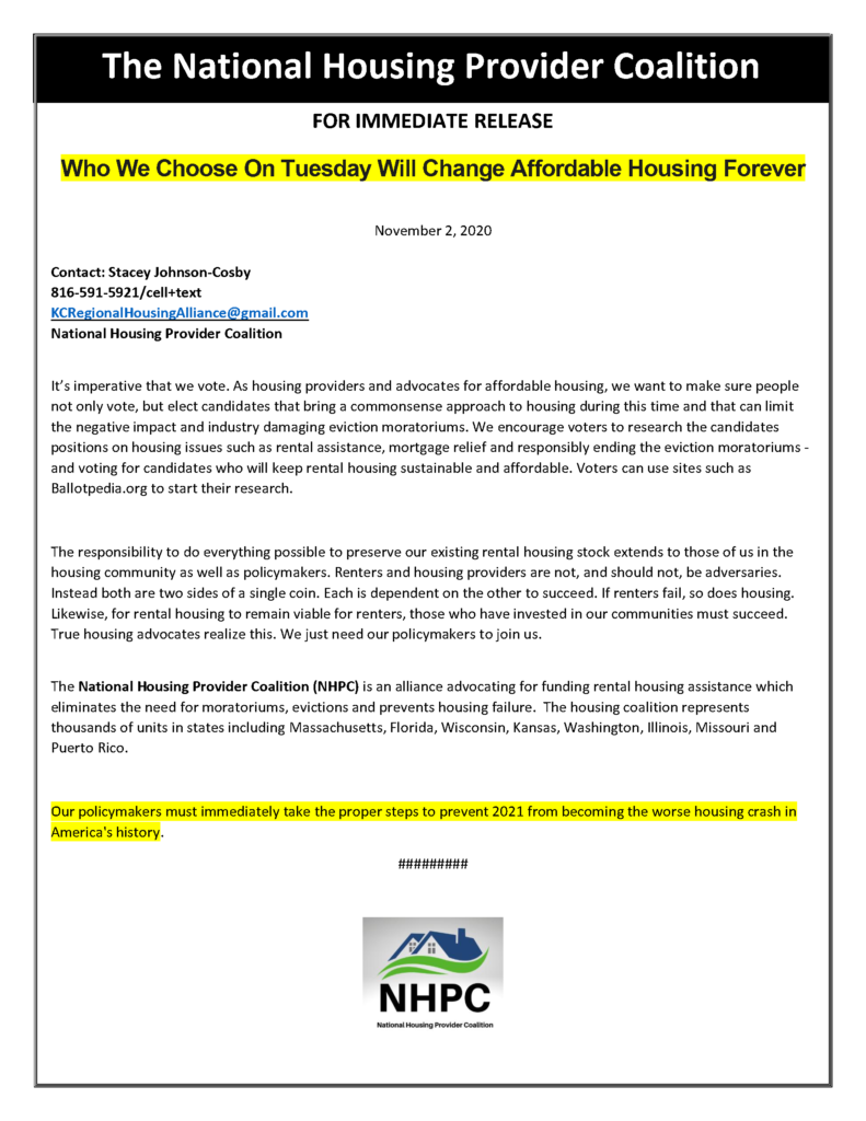 Who We Choose On Tuesday Will Change Affordable Housing Forever